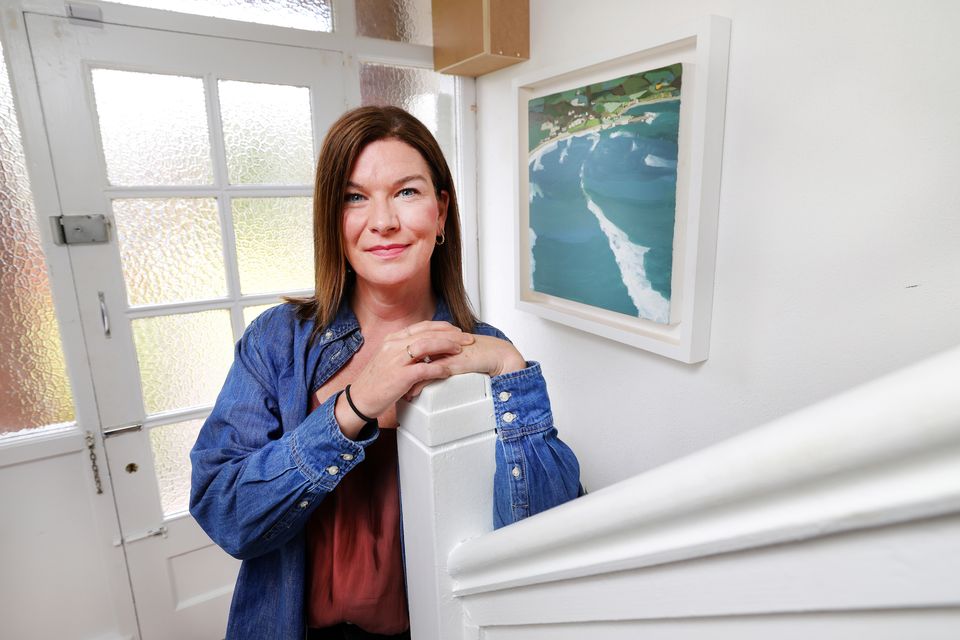 Emer Roche in her refurbished home. Photo: Steve Humphreys